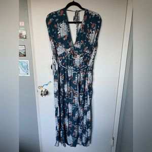 Amuse Society Size L - Floral Dress Beach Vida Bling